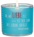 Windlicht LichtMomente Da, wo Liebe ist.