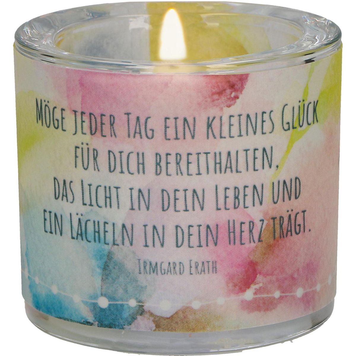 Windlicht LichtMomente Wünsche für dich - Geburtstag