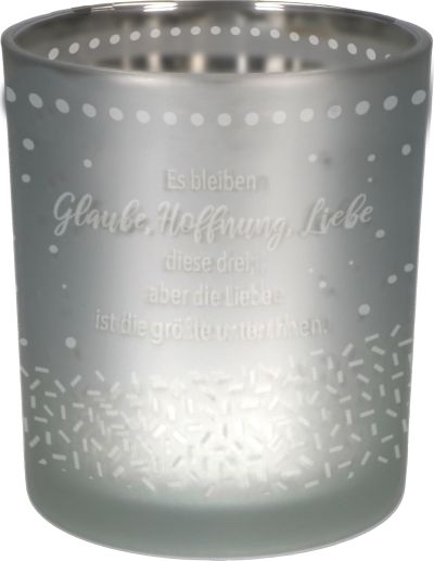 Windlicht LichtMomente Glaube, Hoffnung, Liebe
