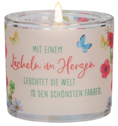 Windlicht LichtMomente Mit einem Lächeln