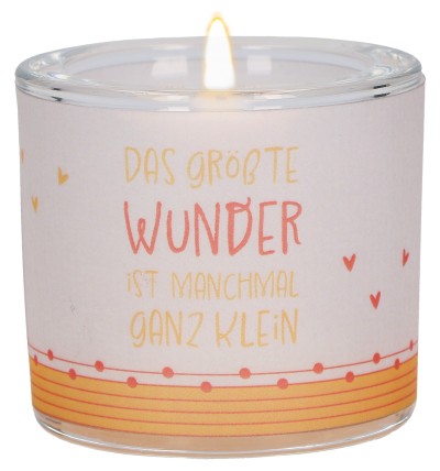 Windlicht LichtMomente Geburt