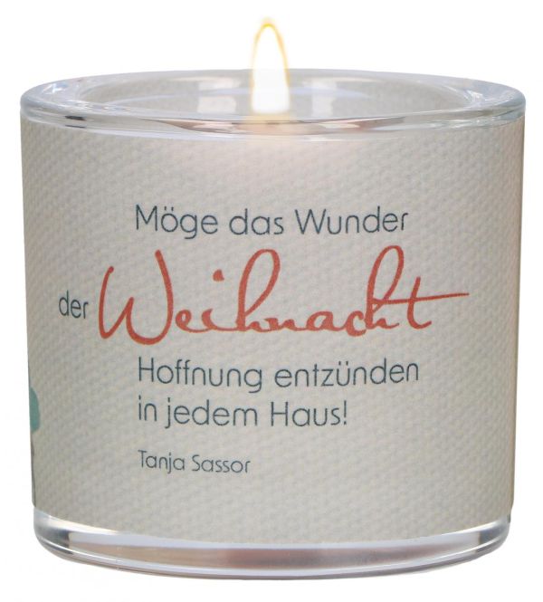 Windlicht LichtMomente Das Wunder der Weihnacht