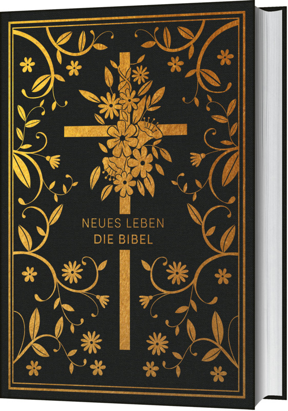 Neues Leben. Die Bibel - Golden Grace Edition, Tintenschwarz