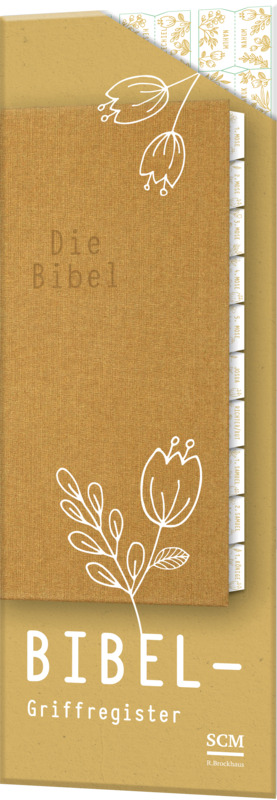 Bibel-Griffregister mit Folienprägung