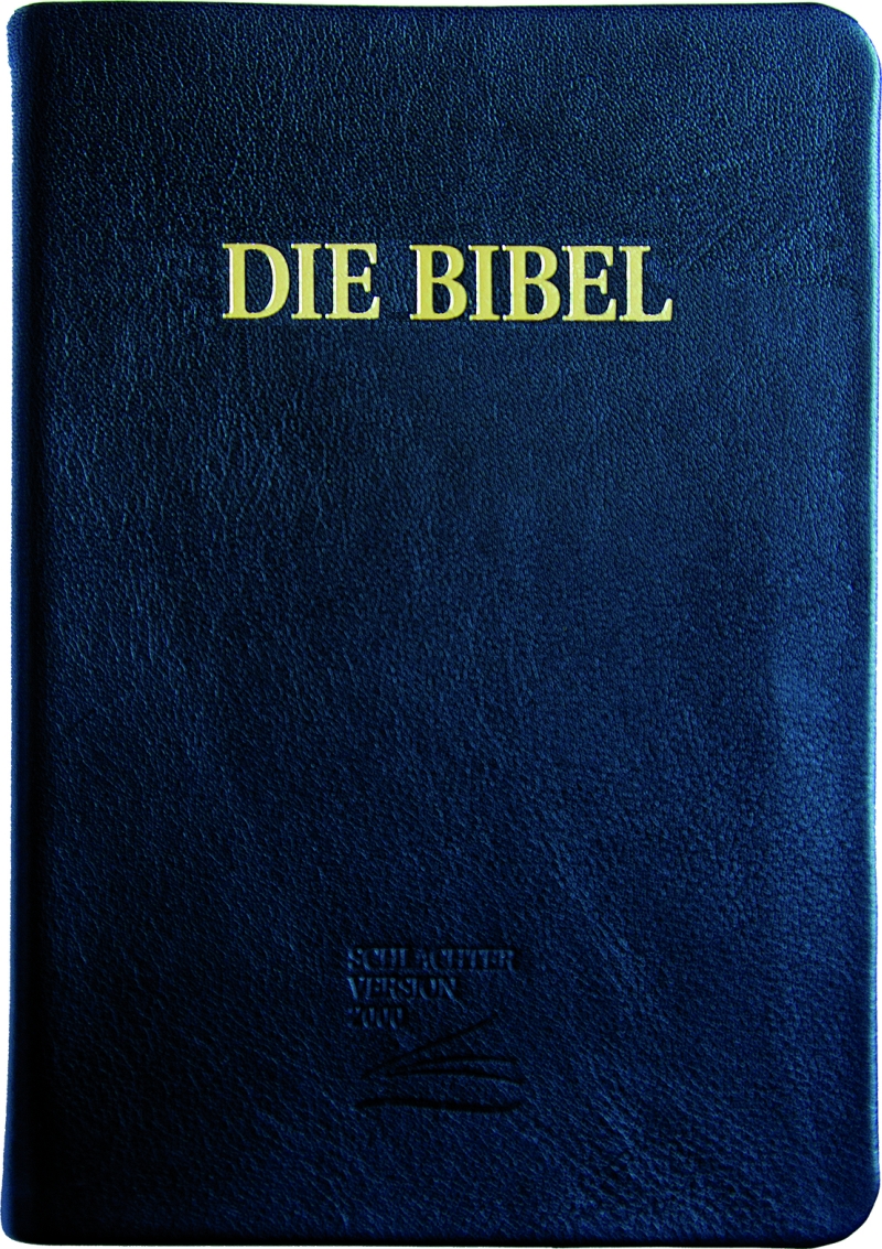 Schlachter 2000 - Großdruckausgabe, Kalbsleder, flexibel, Goldschnitt