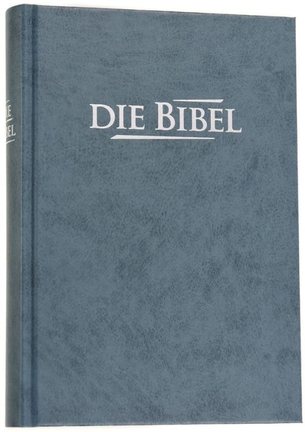 Elberfelder Bibel - Taschenausgabe grau/blau