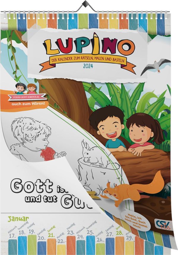 Lupino - Kinderkalender 2024|