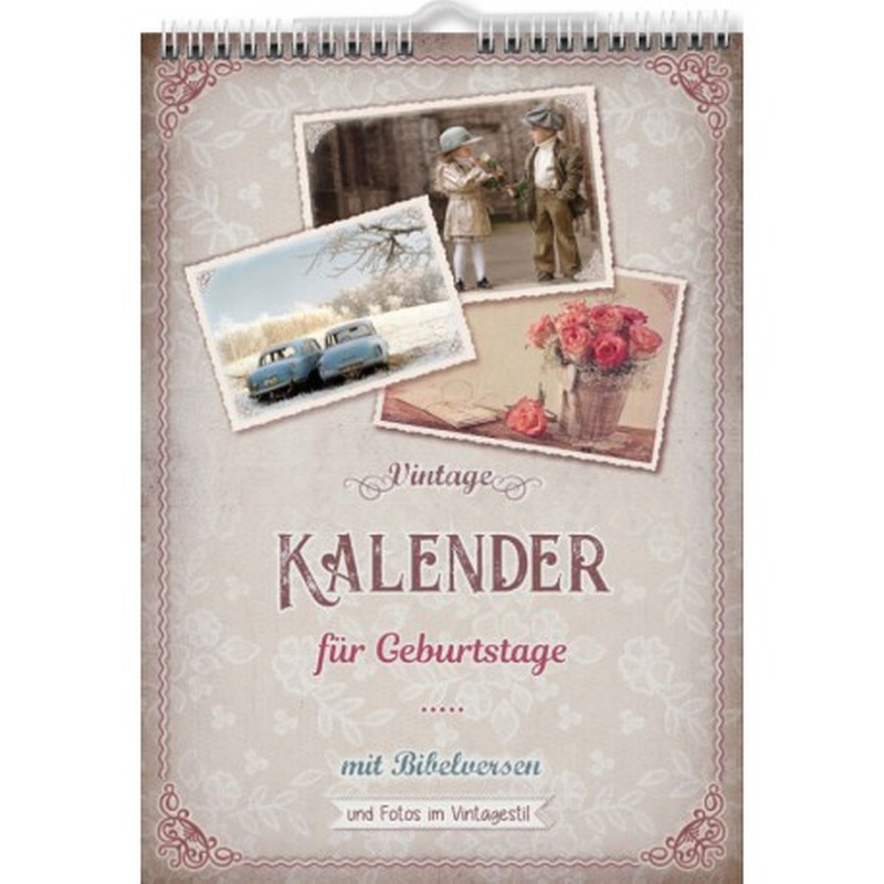 Geburtstagskalender Vintage - immerwährend