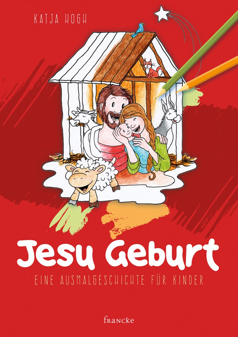 Jesu Geburt - Malbuch
