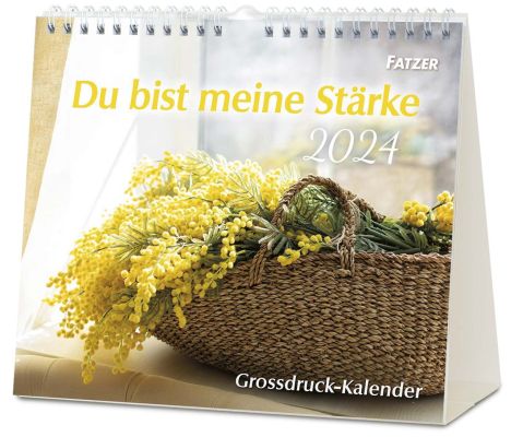 Du bist meine Stärke 2024 - Tischkalender