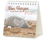 Von Herzen ein glückliches Jahr 2027 - Tischkalender