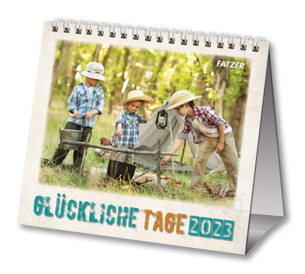 Glückliche Tage 2023 - Tischkalender