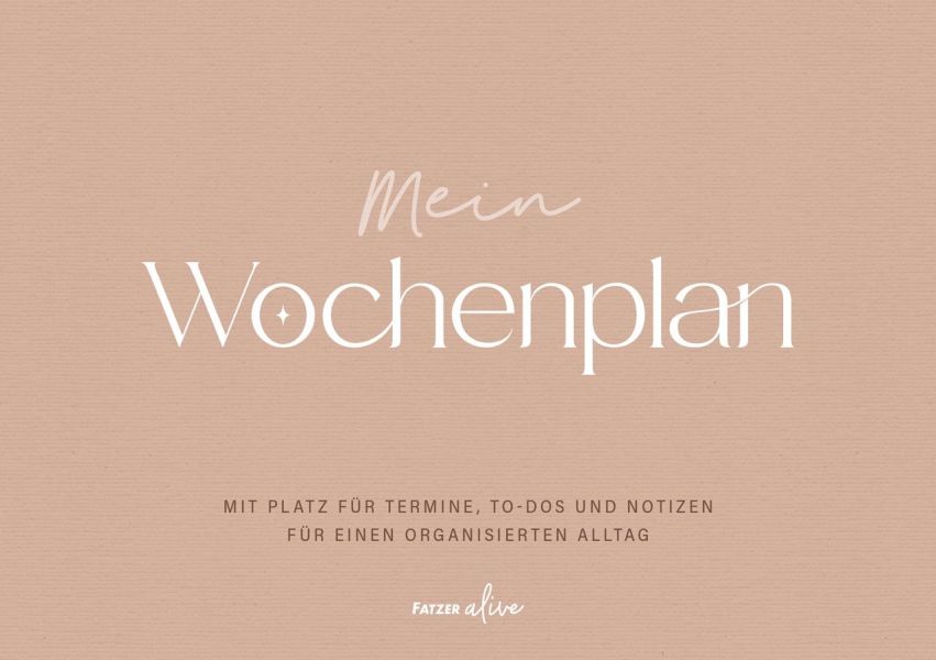Mein Wochenplan