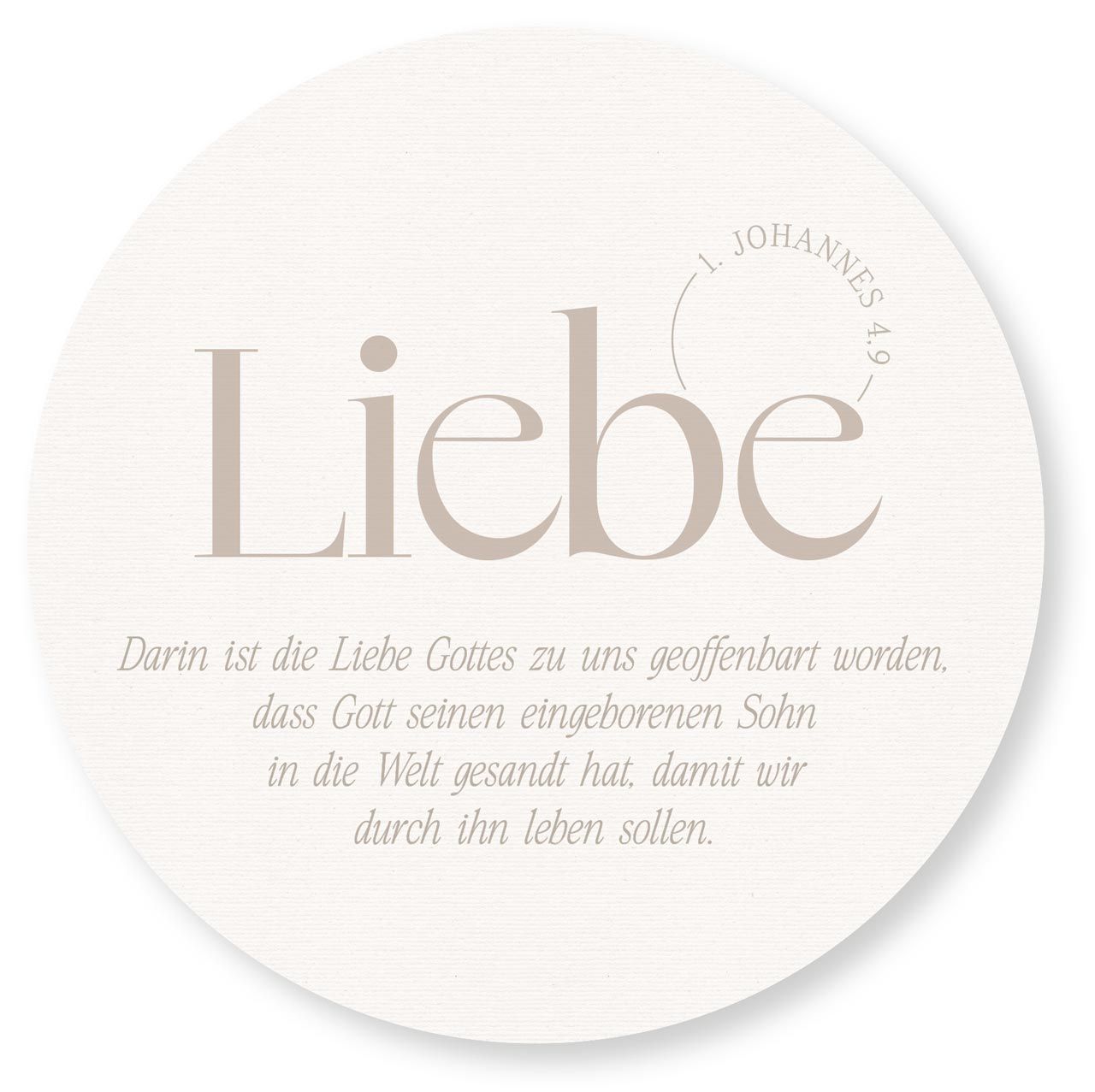 Wandschmuckbild - Liebe 25cm