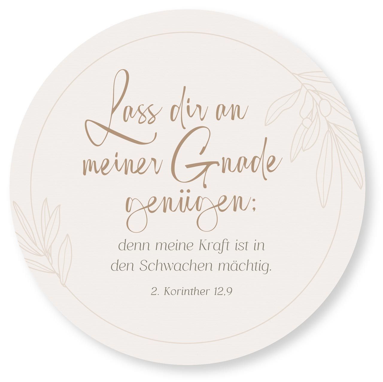 Wandschmuckbild - Gottes Gnade 25cm