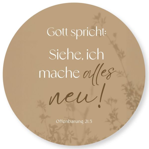 Jahreslosung 2026 - Wandschmuckbild Schattenspiel 25cm