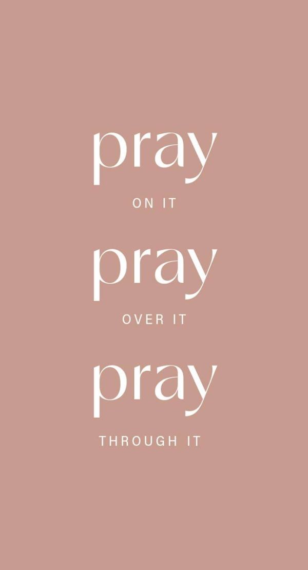 Metallschild: Pray on it