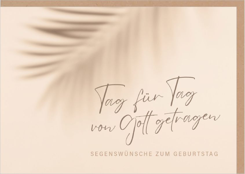 Faltkarte Tag für Tag - Geburtstag