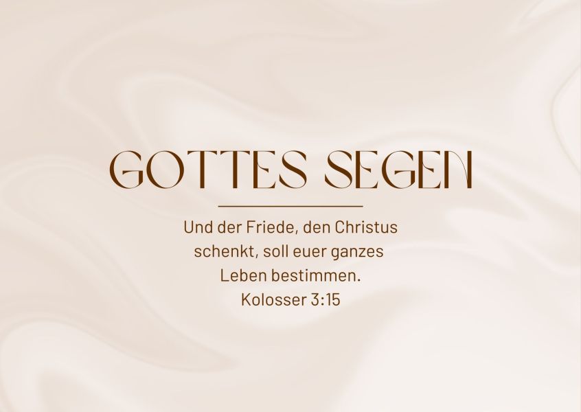 Postkarte Gottes Segen