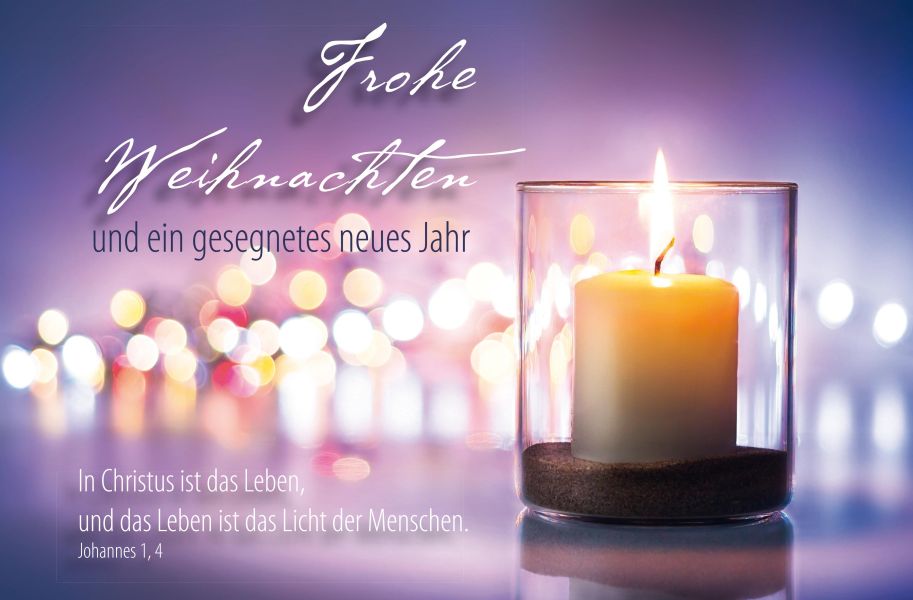 Faltkarte Frohe Weihnachten