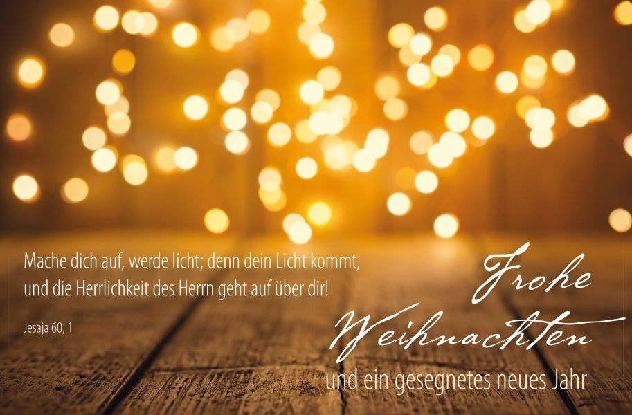 Faltkarte Frohe Weihnachten