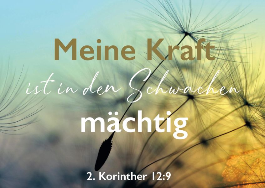 Postkarte Meine Kraft