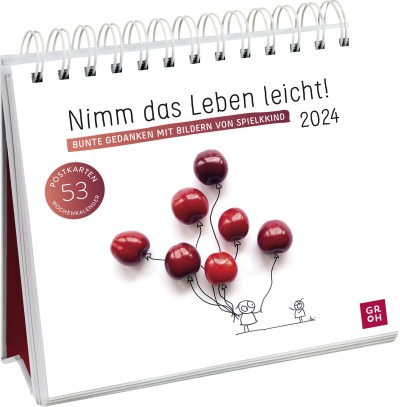 Nimm das Leben leicht! 2024  - Postkartenkalender