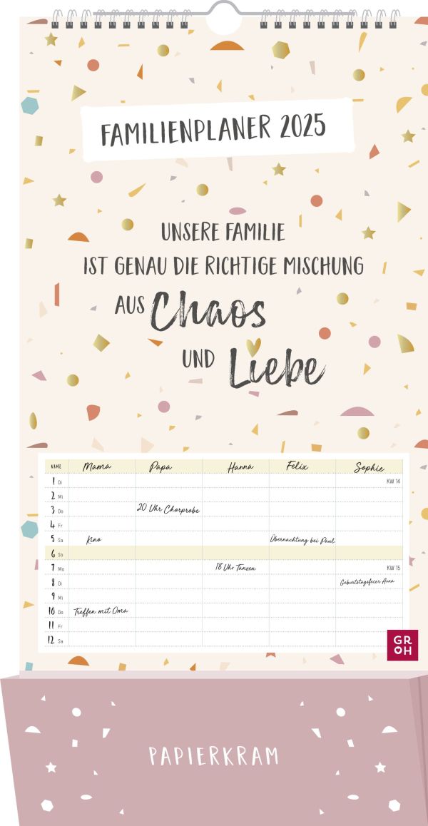 Unsere Familie 2025 - Familienplaner