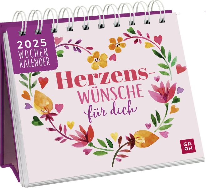 Herzenswünsche für dich 2025 - Mini-Wochenkalender