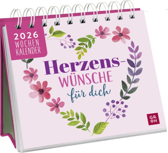 Herzenswünsche für dich 2026 - Mini-Wochenkalender