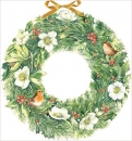Wandkalender Marjoleins zauberhafter Weihnachtskranz 