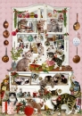 Wand-Adventskalender - Katzen im Advent Kalender.
