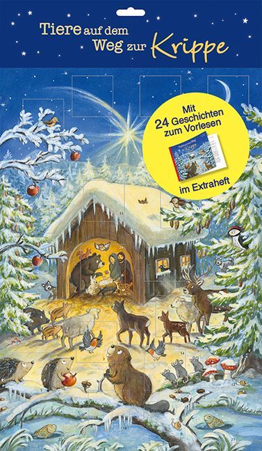 Tiere auf dem Weg zur Krippe - Adventskalender