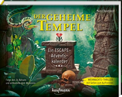 Der geheime Tempel - Ein Escape-Adventskalender