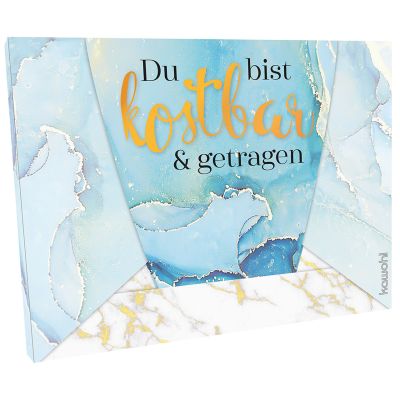 Postkarten-Aufstell - Etui: Du bist kostbar und getragen