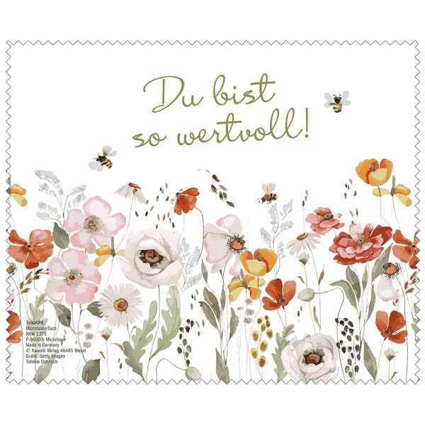 Mikrofasertuch Du bist so wertvoll