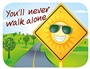 You`ll never walk alone (Mini-Reinigungs-Pad)|3 x 4 cm