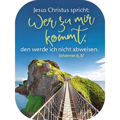 Jahreslosung 2022 - Paddy|Jesus Christus spricht: Wer zu mir kommt, den werde ich nicht abweisen. Joh. 6,37