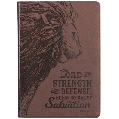 Notizbuch The Lord is my strength and my defense