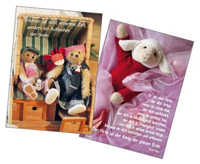Teddy-Postkarten-Paket