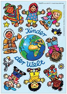 Fensterbild Kinder der Welt
