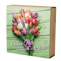 Teelichthalter: Alles Gute wünsch ich Dir