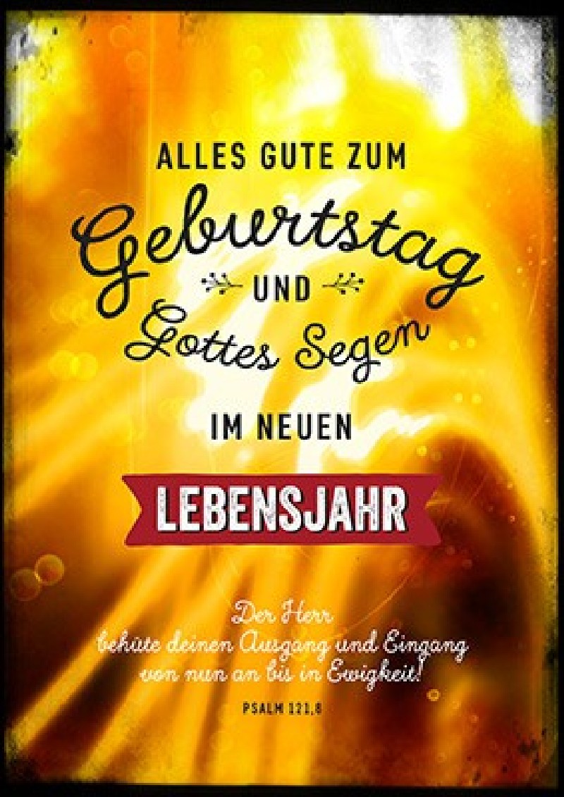 Postkarten: Alles Gute zum Geburtstag, 4 Stück