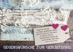 Postkarten: Segenswünsche zum Geburtstag, 4 Stück