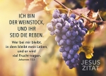 Postkarten: Ich bin der Weinstock, 4 Stück