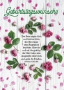 Postkarten: Geburtstagswünsche, 4 Stück