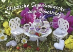 Postkarten: Herzliche Segenswünsche, 4 Stück