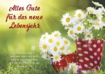 Postkarten: Alles Gute für das neue Lebensjahr, 4 Stück