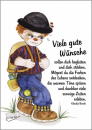 Postkarten: Viele gute Wünsche, 4 Stück