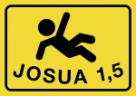 Postkarten: Josua 1,5, 4 Stück